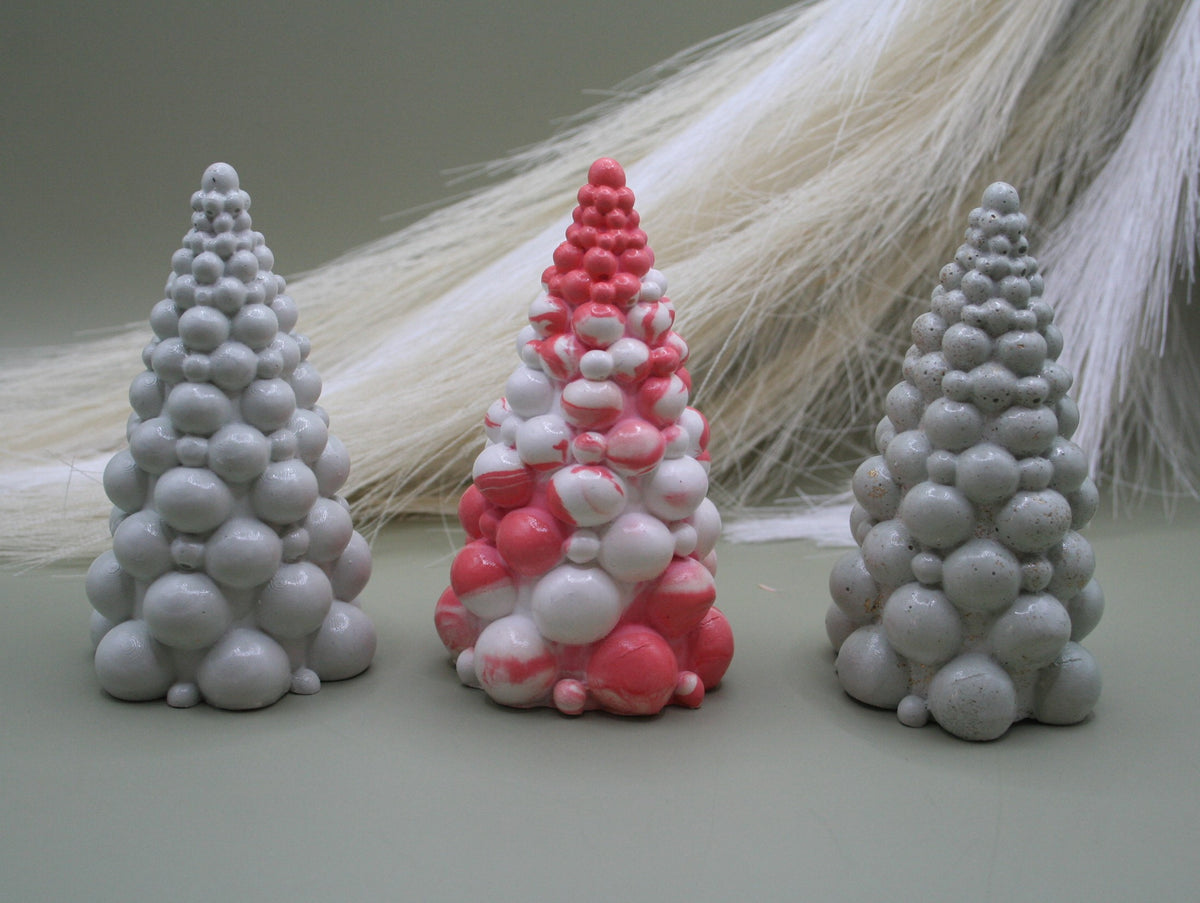Sapin bulles de neige