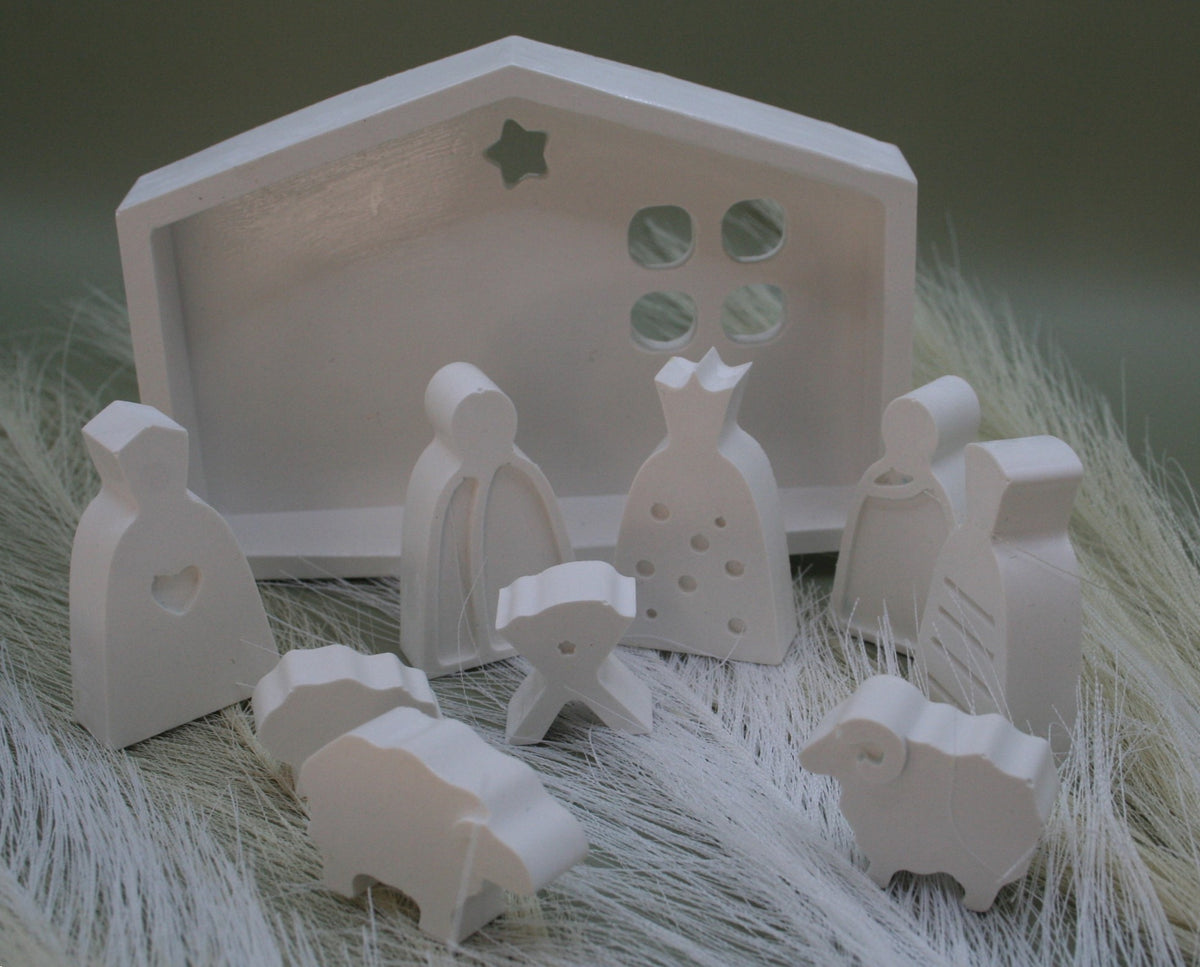 Crèche lumière de Noël