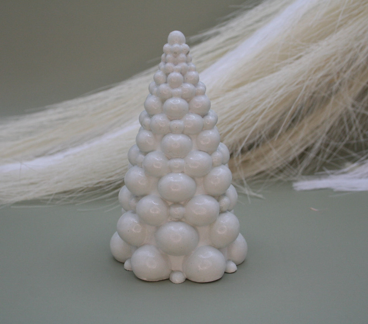 Sapin bulles de neige
