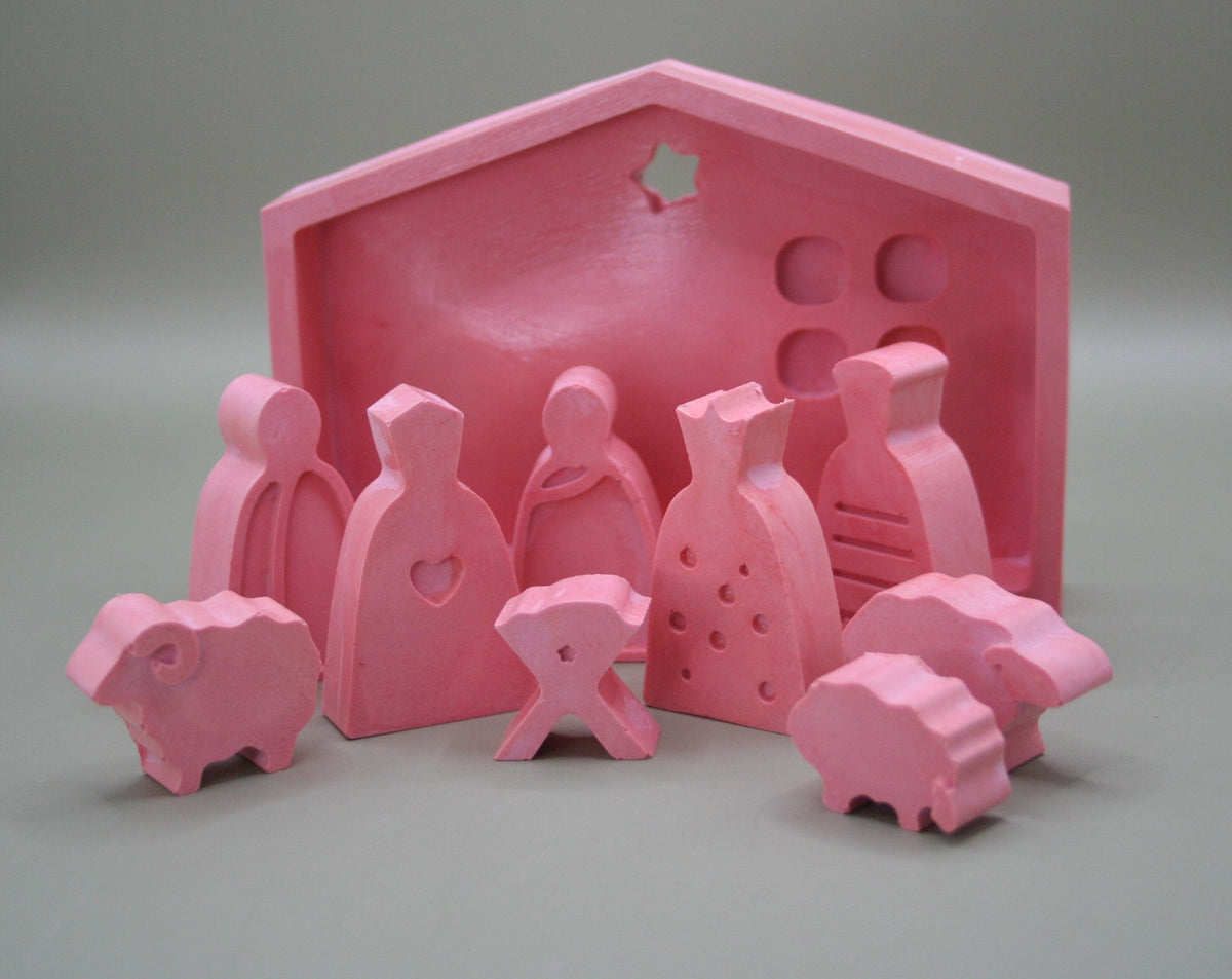 Crèche lumière de Noël